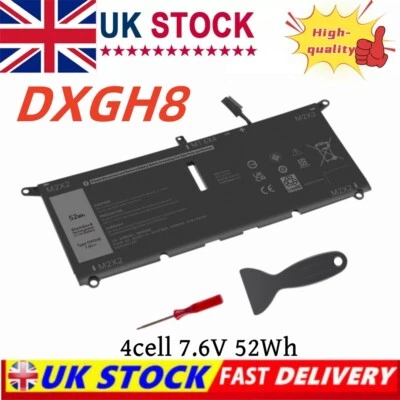 DXGH8 Battery 4cell For Dell XPS 9370 9380 Inspiron 13 5390 5391 7390 H754V 52wh - Image 1 of 4