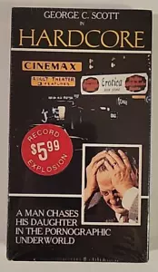 Hardcore VHS George C. Scott, Rare Sealed - Picture 1 of 6