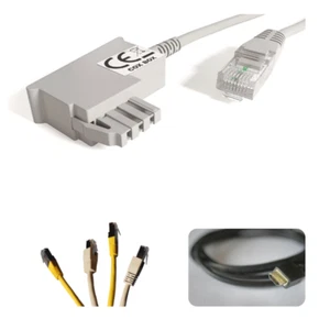 COXBOX 8 M DSL Kabel Fritzbox, Speedport, Easybox - TAE Kabel RJ45 Grau - VDSL A - Bild 1 von 1