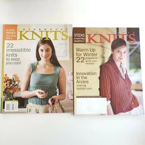 Lot of 2 Interweave Knits Magazine Winter 2006 Summer 2006 - Picture 1 of 5