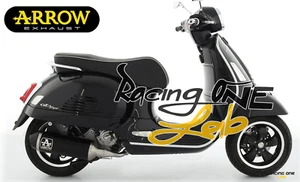 SCARICO COMPLETO ARROW + KAT EURO5 E TERMINALE DARK VESPA GTS 300 HPE 21 23 - Imagen 1 de 1