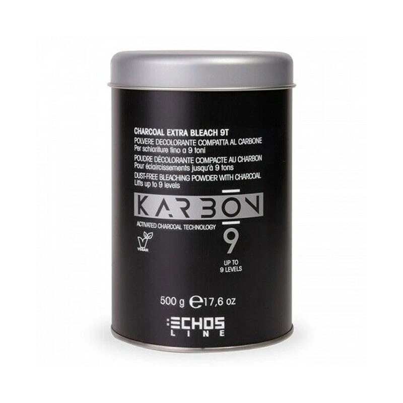 Decolorante Per Capelli ECHOSLINE Karbon9 Charcoal Extra Bleach 9 Toni 500g