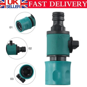 2PCS Garden Hose Pipe In Line Tap On/Off Valve stop valve Connector Adaptor - Picture 1 of 14