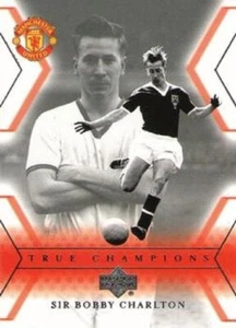 SIR BOBBY CHARLTON CARD 132 MANCHESTER UNITED 2001 CARD BY UPPER DECK - Picture 1 of 1
