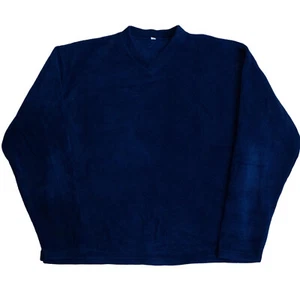Suéter vintage de vellón suave con cuello en V XL - Imagen 1 de 7