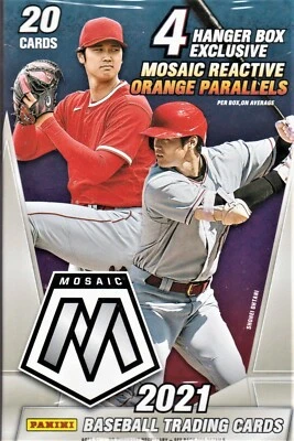 2021 Mosaic Baseball sealed unopened hanger box 20 cards - Image 1 of 3