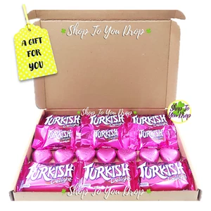 16 ITEM FRYS TURKISH DELIGHT & CHOCOLATE HEARTS HAMPER Present Gift Box Hamper🎁 - Picture 1 of 8