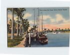 Postcard View Along the Canal Delray Beach Florida USA