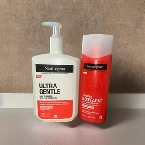 Neutrogena Ultra Gentle Cleanser 6 fl oz. + Stubborn Body Acne 8.5 fl oz. - Picture 1 of 1