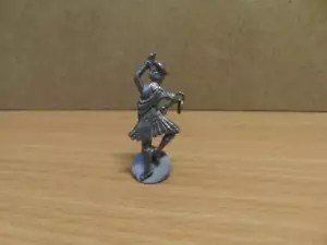 Scottish female Dancer Brooch / Charm pewter or similar - Imagen 1 de 2