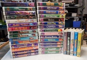 Build your own lot! VHS Walt Disney Classics & Masterpiece editions in clamshell - Picture 1 of 57