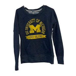 University Of Michigan Pullover Damen S Navy Rundhals - Bild 1 von 6
