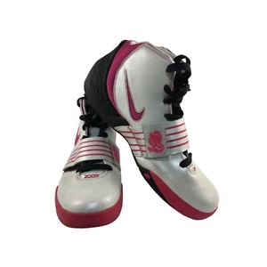 NIKE FLIGHT DUNK HOOP SUPREME DA UOMO BIANCO PERLA/ROSA TAGLIA 11,5 - Foto 1 di 7
