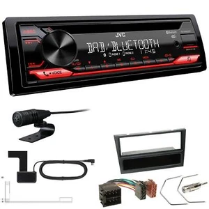JVC KD-DB622BT DAB Auto Radio USB BT für Opel Omega B Facelift 1999-2003 schwarz - Bild 1 von 5
