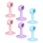  6 Pcs Silent Door Stop Silicone Stopper Stopers Stops No Punching