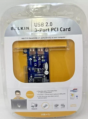 BELKIN YSB 2.0 3-PORT PCI CARD - Image 1 of 2