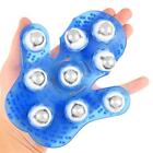 Massage glove with 9 rotating balls for whole body massage bath shower massage