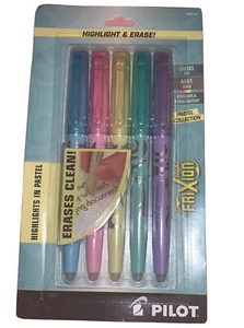 PILOT FriXion Light Pastel Collection Erasable Highlighters, Chisel Tip, 5-Pack - Picture 1 of 4