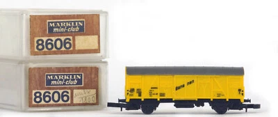 ONE MARKLIN Z Gauge MINI-CLUB 8606 DB Freight Close Car BANANEN * - Image 1 of 2