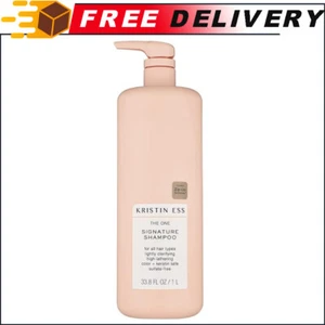 Kristin Ess Signature Shampoo w/ Avocado Oil + Castor Oil for Women 33.8 fl oz - Picture 1 of 8