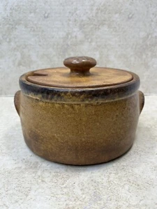 McCoy 1421 USA Canyon Mesa Crock Stoneware Chili Bean Pot with Lid - Picture 1 of 9