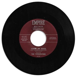HARD TO FIND SOUL 45 YOUNGSTERS YOU'RE AN ANGEL ON EMPIRE  VG+  ORIGINAL - Picture 1 of 1