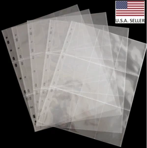 1080 Karten Albummappe Kunststoffschutz 60 doppelseitige Seiten jede Seite 9 Karten - Bild 1 von 4