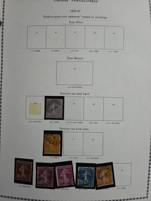 TIMBRE PREOBLITERE FRANCE LOT 45 - Photo 1/4