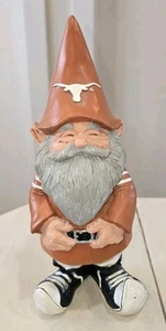 University Of Texas Longhorns UT Garden Gnome Plow & Hearth 11" Great Condition - Picture 1 of 19