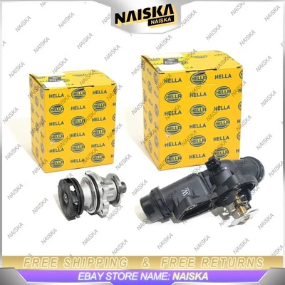 Thermostat & water pump for BMW E38 E39 E46 E53 E61 E65 E60 E66 E83 E85 Z3 - Image 1 of 4