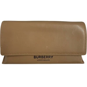 Burberry London England Sunglasses Case Faux Leather Brown - Picture 1 of 7