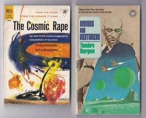 THE COSMIC RAPE & VISIONS AND VENTURERS (Theodore Sturgeon/both 1st US PBOs) - Bild 1 von 5