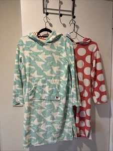 2 X Mini Boden Hooded Towels Size 11-12 - Picture 1 of 6