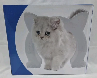 Cat Door 2 Way Interior Kitty Door Hidden Litter Box Small Medium Large Cats New - Image 1 of 4