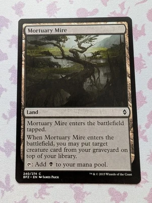 Mortuary Mire Battle For Zendikar #240 BFZ MTG Magic - Image 1 of 2