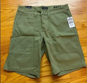 Brixton Herren Surplus Cargo Shorts lockere Passform olivgrün Größe 28 neu mit Etikett NEU $ 64 - Bild 1 von 7