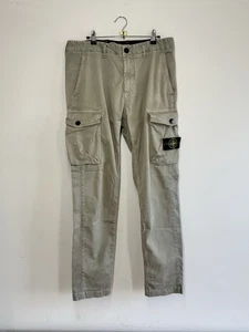 Stone Island Type SL Cargo Pants Khaki Size W33 Made in Romania Authentic - Picture 1 of 6