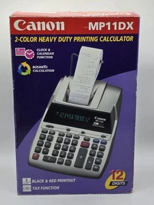 Canon MP11DX 2-Color Heavy Duty Desktop Printing Calculator Tax Function NIB New - Picture 1 of 6