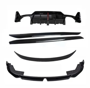 BMW 3 Series G20 LCI Body Kit M Sport In Gloss Black Splitter Skirts Quad Led - Picture 1 of 7