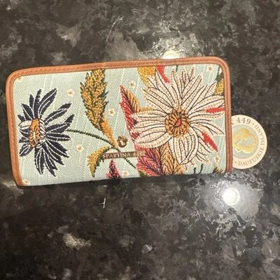 Spartina 449 Bifold Wallet Riverside Station Vintage Floral NWT - Image 1 of 4