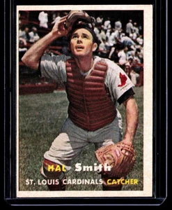 1957 Topps Hal Smith St. Louis Cardinals #111 SET BREAK - Picture 1 of 2