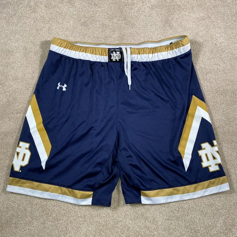 Notre Dame Irish Basketball Shorts Men 2XL Fighting Irish NCAA Authentic Player Cover