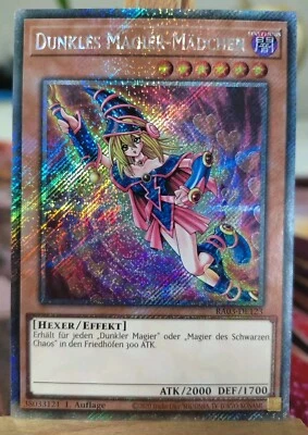 DUNKLES MAGIER-MÄDCHEN - RA03-DE123 Platinum Secret Rare / 1. Auflage Near Mint - Bild 1 von 2