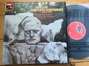 SLS 5129 Sibelius Complete Symphonies Berglund Bournemouth SO 7 LP box set - Picture 1 of 4