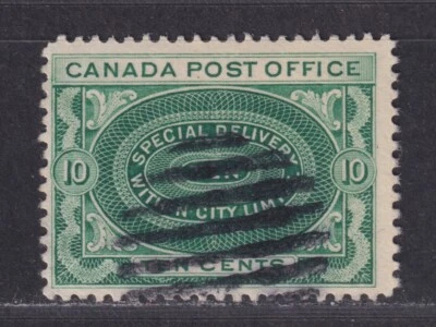 Canada Scott E1 Used 1898 10¢ Special Delivery Stamp - Image 1 of 2