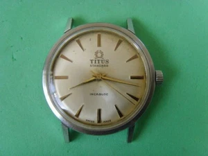 Reloj manual suizo vintage TITUS 17J - Imagen 1 de 8