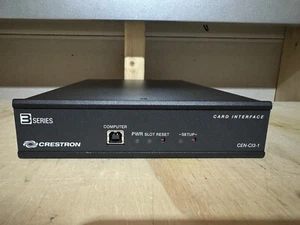 Crestron CEN-CI3-1 POE 3-Series Card Interface w/ C3COM-3 Triple Com Card - Picture 1 of 2