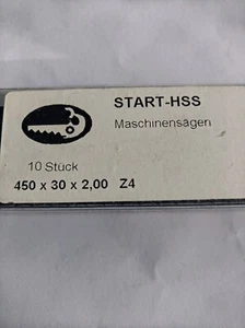 Maschinensägeblätter 450 x 30 x 2 mm Z4 Start HSS - Picture 1 of 1