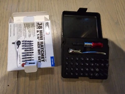 Matco Micro  38 Mini Ratchet Quick Release Extension Bar and Bit Set NEW SBIT38A - Image 1 of 4