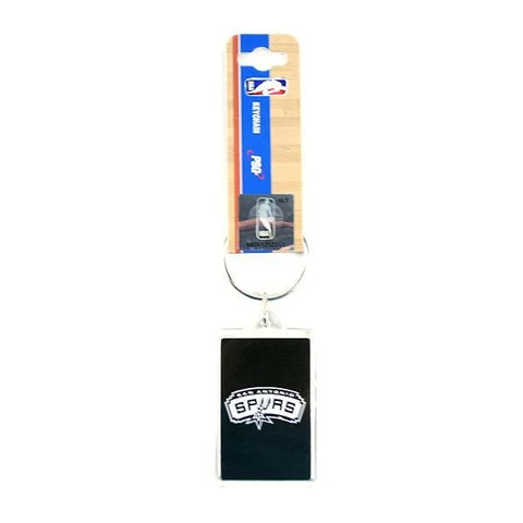 San Antonio Spurs Premium Acrylic Key Chain -NEW NBA Keychain Plastic Key Ring Cover